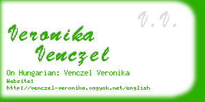 veronika venczel business card